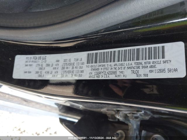 2020 RAM 1500 1C6SRFMT2LN232085 Photo 8