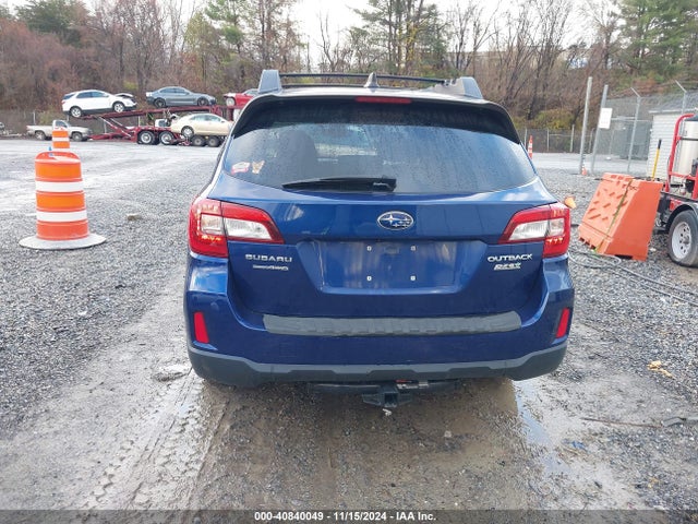 2017 Subaru Outback 2.5i Premium მანქანა იყიდება აუქციონზე, vin: 4S4BSAHCXH3314980, აუქციონის ნომერი: 40840049