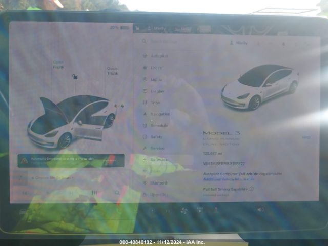 5YJ3E1EB8JF185822 Tesla Model 3 Long Range/performance