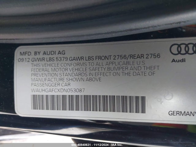 2013 AUDI A6 WAUHGAFCXDN053087 Photo 8