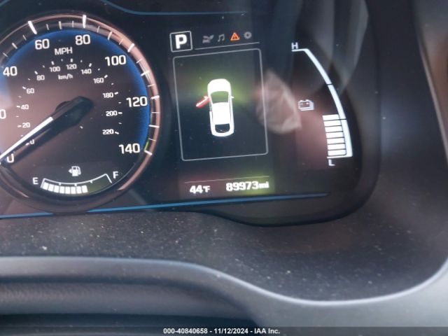 KMHC65LC1JU067890 Hyundai Ioniq Hybrid Blue