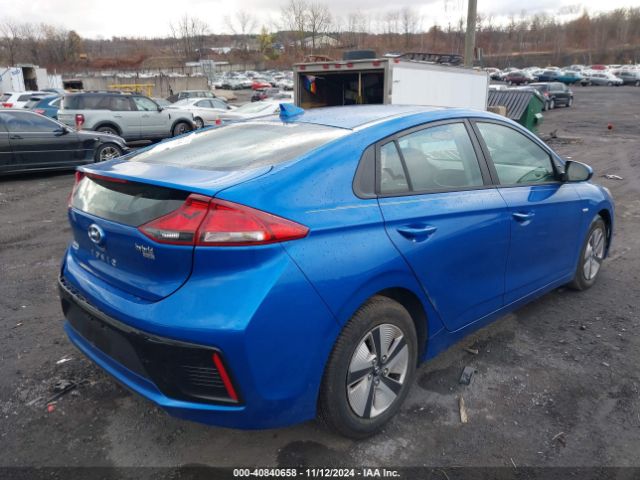 KMHC65LC1JU067890 Hyundai Ioniq Hybrid Blue