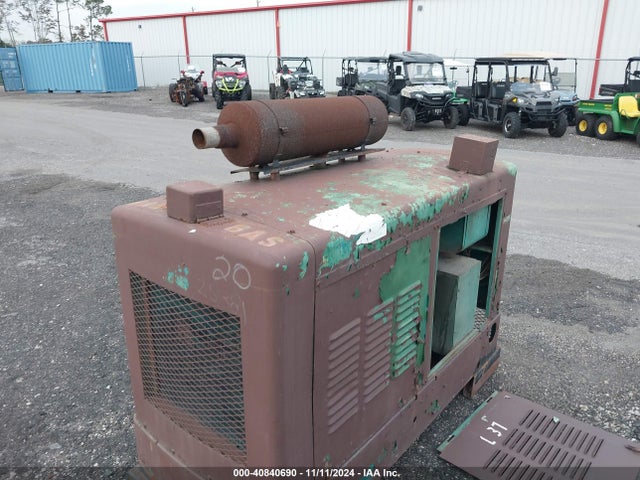 1900 Generator Generator მანქანა იყიდება აუქციონზე, vin: NOVIN, აუქციონის ნომერი: 40840690