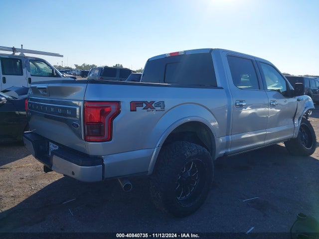 Ford F-150 Platinum 2017 1FTEW1EF2HFA33498 Image 4