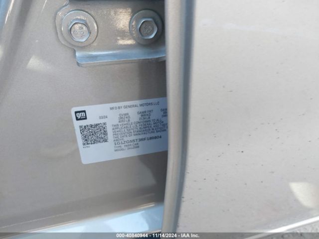 1G1ZG5ST3RF189804 Chevrolet Malibu Fwd Rs