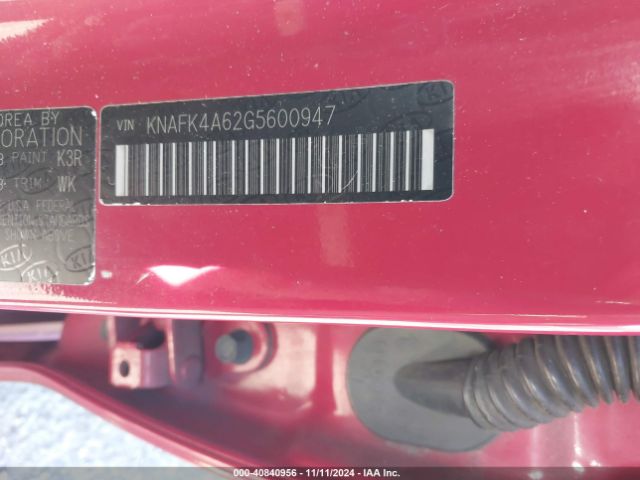 KNAFK4A62G5600947 KIA FORTE LX