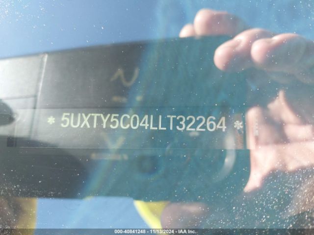 5UXTY5C04LLT32264 BMW X3 Xdrive30i