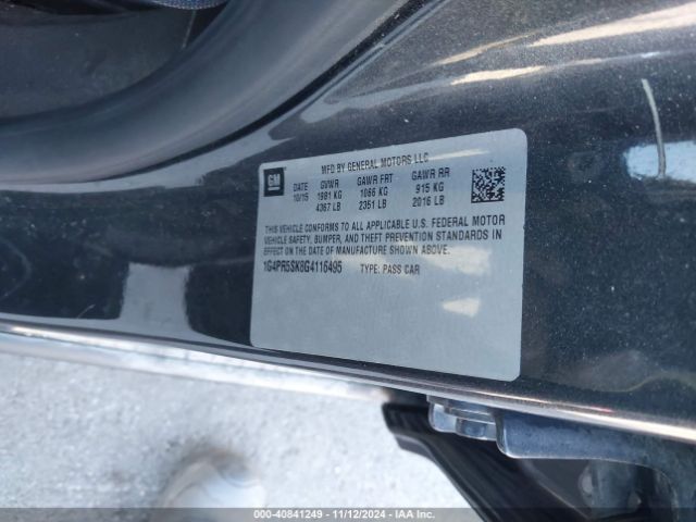 1G4PR5SK8G4116495 Buick Verano Convenience Group