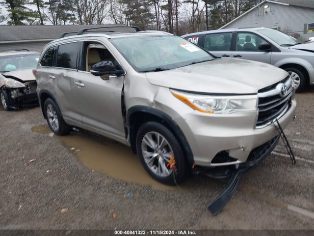 Toyota Highlander Xle V6 2014 5TDJKRFH0ES030765 Image 1
