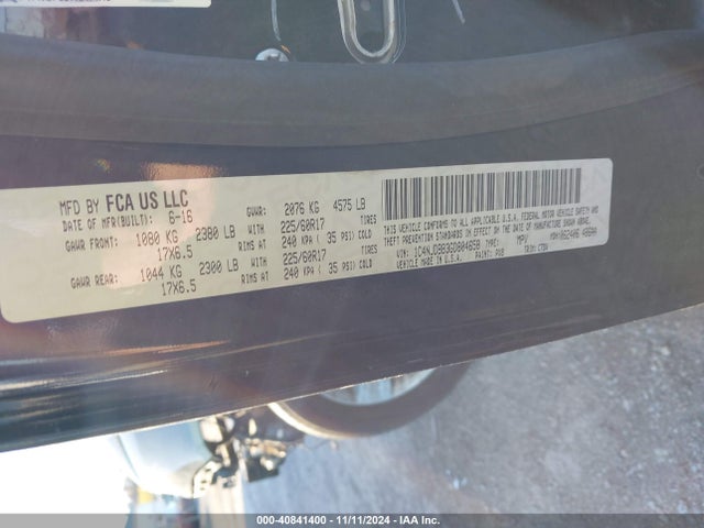 1C4NJDBB3GD804658 Jeep Compass Sport
