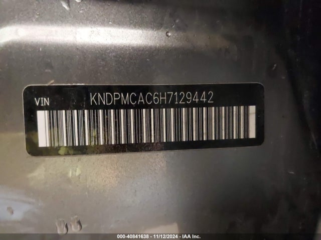 KNDPMCAC6H7129442 KIA Sportage Lx