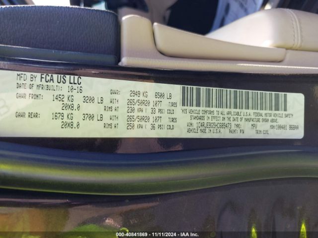 1C4RJEBG5HC685473 Jeep Grand Cherokee Limited 4x2