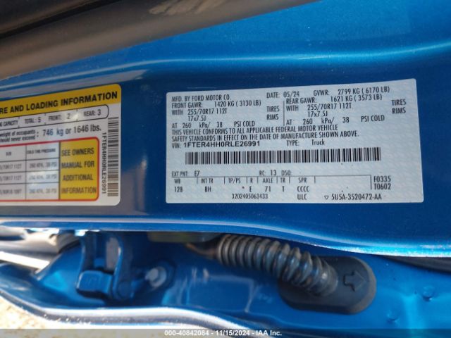 1FTER4HH0RLE26991 Ford Ranger Xlt