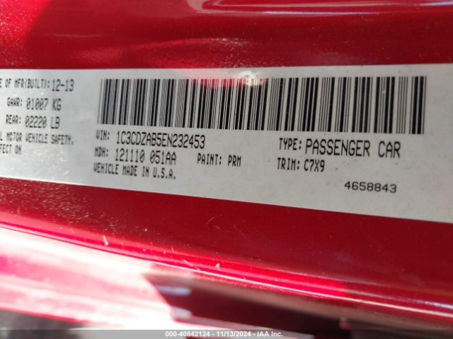 1C3CDZAB5EN232453 Dodge AVENGER SE