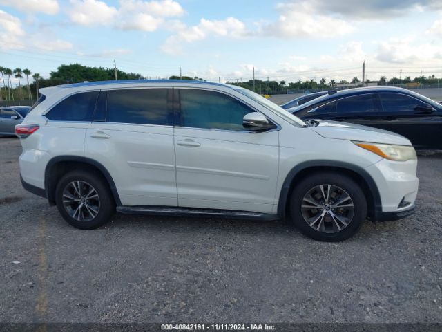 5TDKKRFH7GS122110 Toyota Highlander Xle V6