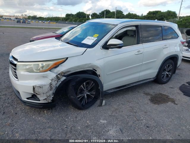 5TDKKRFH7GS122110 Toyota Highlander Xle V6