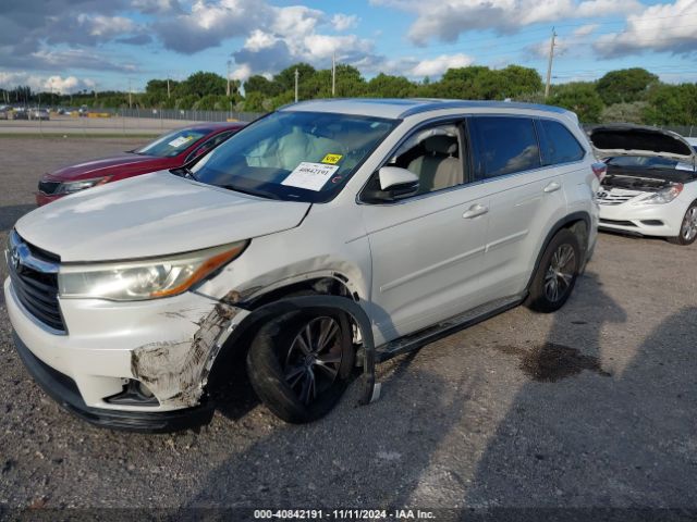 5TDKKRFH7GS122110 Toyota Highlander Xle V6