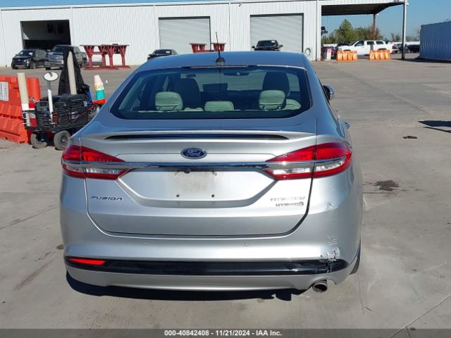 3FA6P0RU4HR375516 Ford Fusion Hybrid Titanium