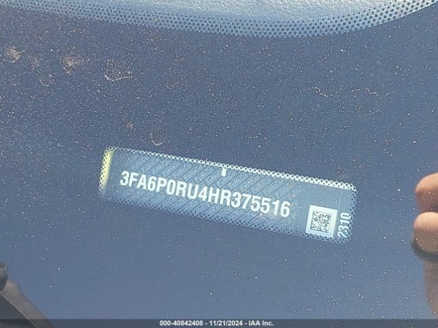 3FA6P0RU4HR375516 Ford Fusion Hybrid Titanium