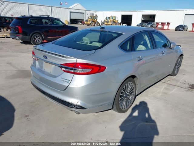 3FA6P0RU4HR375516 Ford Fusion Hybrid Titanium