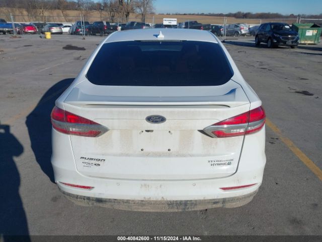 3FA6P0RU9KR206857 Ford Fusion Hybrid Titanium