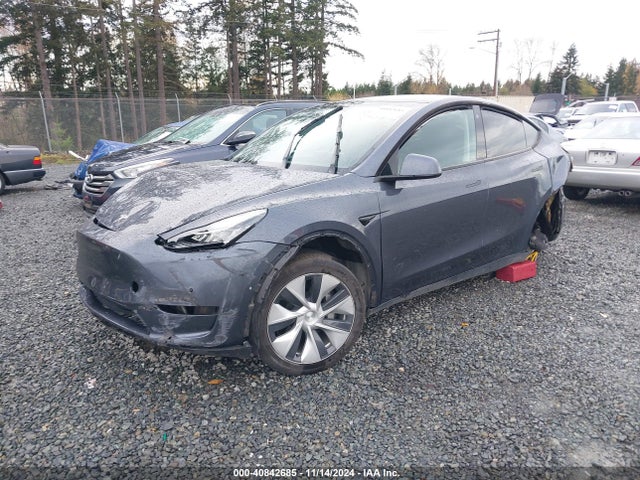 2022 TESLA MODEL Y 7SAYGAEE8NF570624 Photo 1