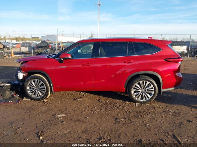 5TDEBRCH8MS021400 Toyota Highlander Hybrid Platinum