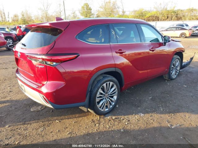 5TDEBRCH8MS021400 Toyota Highlander Hybrid Platinum