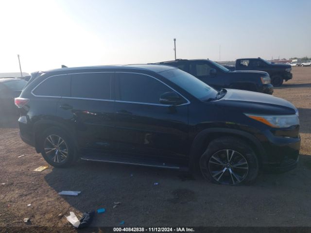 5TDKKRFH8GS186897 Toyota Highlander Xle V6