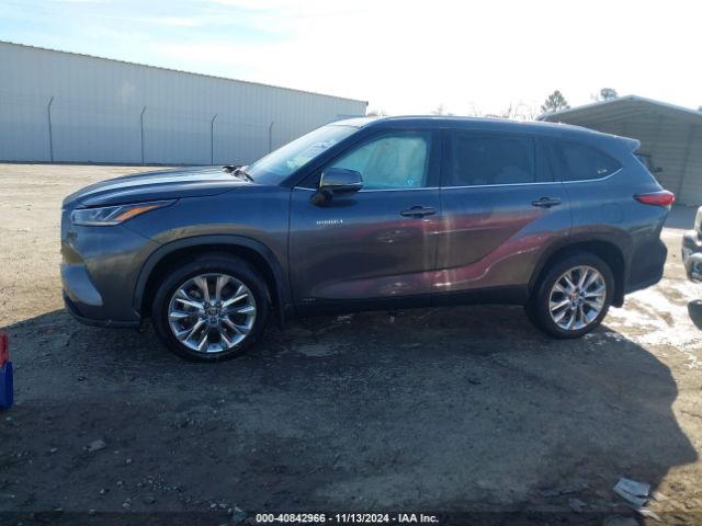 5TDXBRCHXMS021200 Toyota Highlander Hybrid Limited