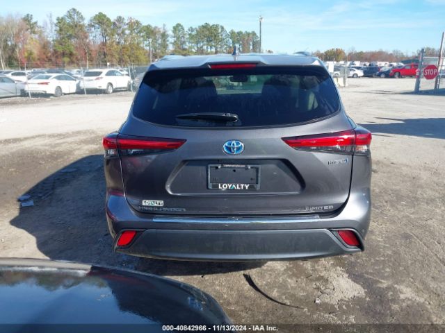 5TDXBRCHXMS021200 Toyota Highlander Hybrid Limited