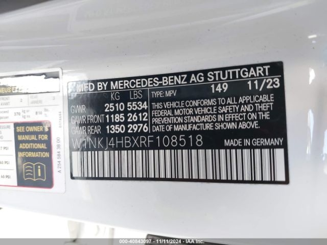 2024 MERCEDES-BENZ GLC 300 W1NKJ4HBXRF108518 Photo 8