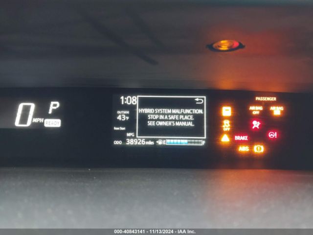 JTDKDTB34J1619038 Toyota Prius C Two
