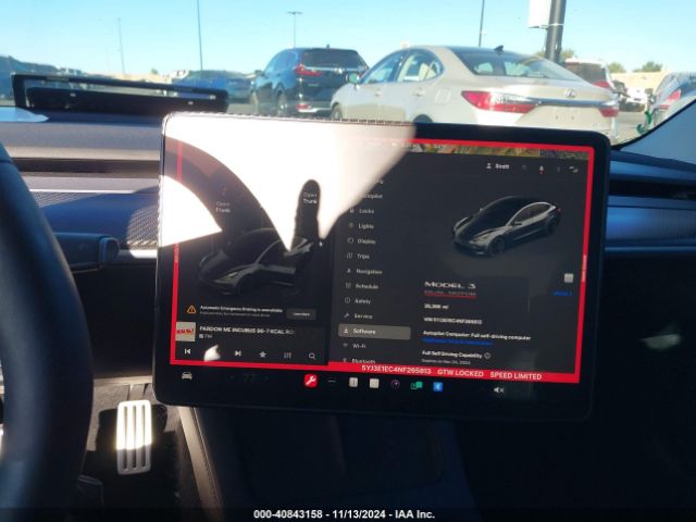 5YJ3E1EC4NF265813 Tesla Model 3 Performance Dual Motor All-wheel Drive
