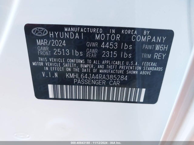 Hyundai SONATA SEL 2024 KMHL64JA4RA385284 Image 9