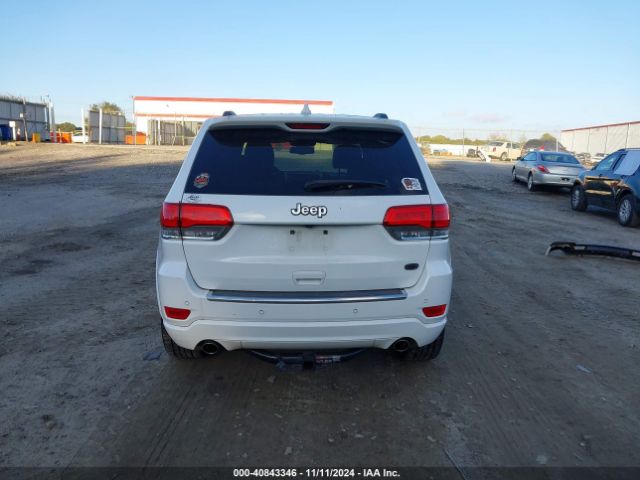 1C4RJECG6GC329322 Jeep Grand Cherokee Overland