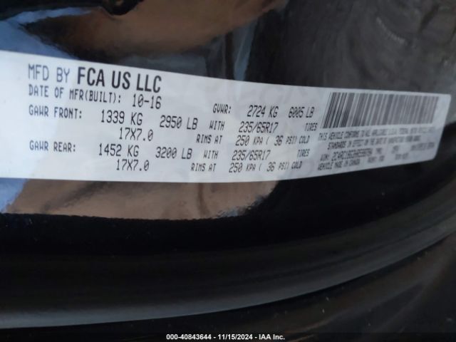 2C4RC1BG3HR598794 Chrysler Pacifica Touring-l