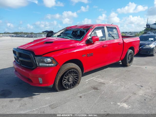 1C6RR7MT0JS125183 RAM 1500 Night  4x4 5'7 Box