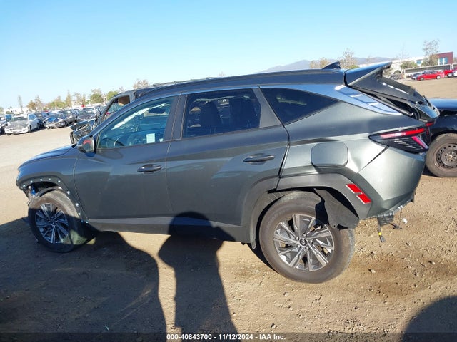 KM8JBCA10PU098890 Hyundai Tucson Hybrid Blue