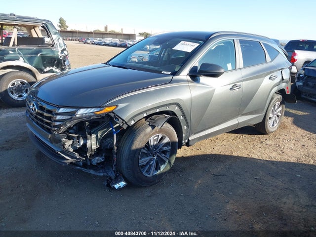 KM8JBCA10PU098890 Hyundai Tucson Hybrid Blue
