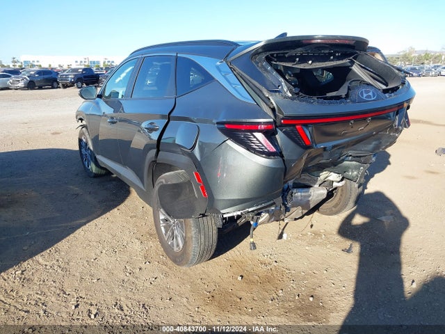 KM8JBCA10PU098890 Hyundai Tucson Hybrid Blue