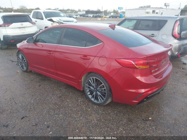 KMHD04LBXJU486084 Hyundai Elantra Sport