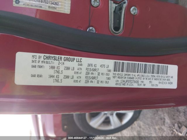 1C4NJRFB7ED734392 Jeep Patriot Latitude
