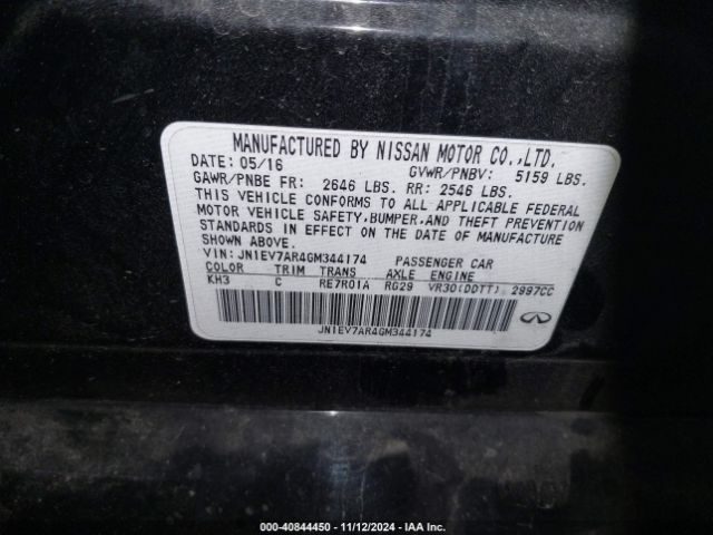 JN1EV7AR4GM344174 Infiniti Q50 3.0t Premium
