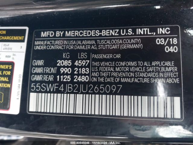 2018 MERCEDES-BENZ C 300 55SWF4JB2JU265097 Photo 8