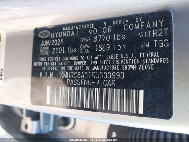 KMHRC8A31RU333993 Hyundai Venue Sel