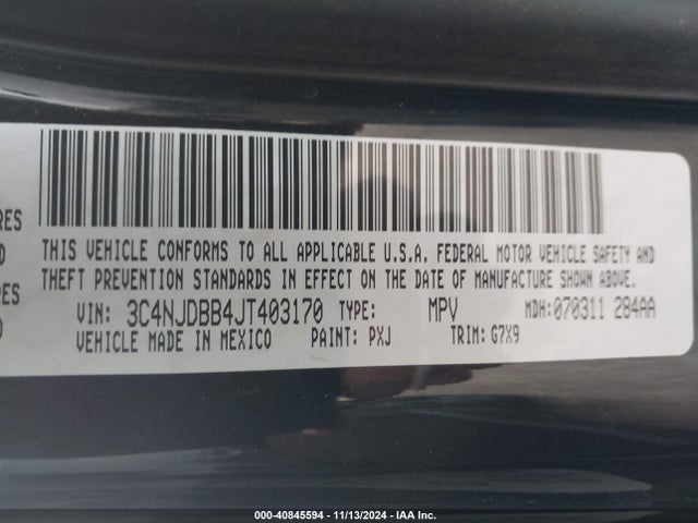 3C4NJDBB4JT403170 Jeep Compass Altitude 4x4