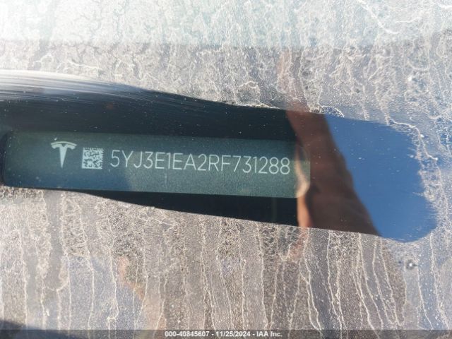 5YJ3E1EA2RF731288 Tesla Model 3 Rear-wheel Drive