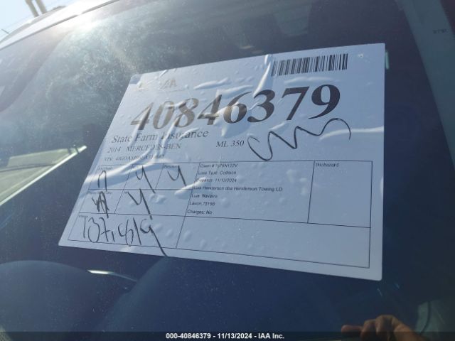 4JGDA5JB8EA314682 Mercedes-Benz ML 350