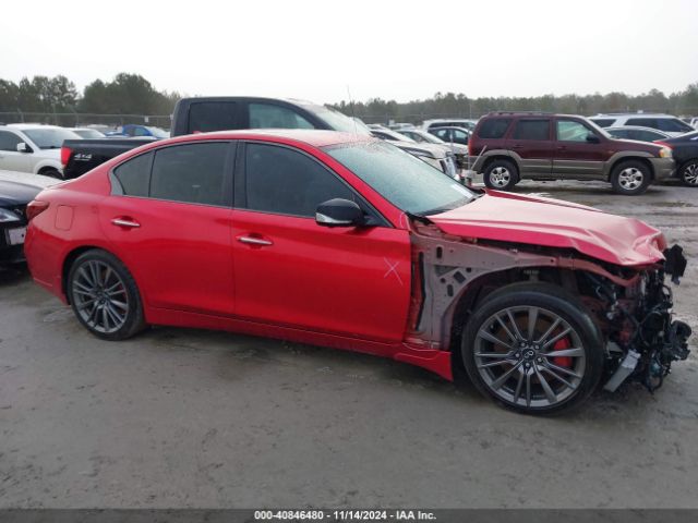 JN1FV7DP5MM850042 Infiniti Q50 Red Sport 400